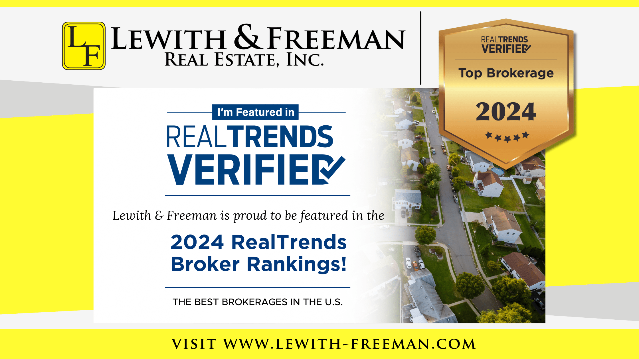 Lewith & Freeman Real Estate Is Recognized in the RealTrends 2024